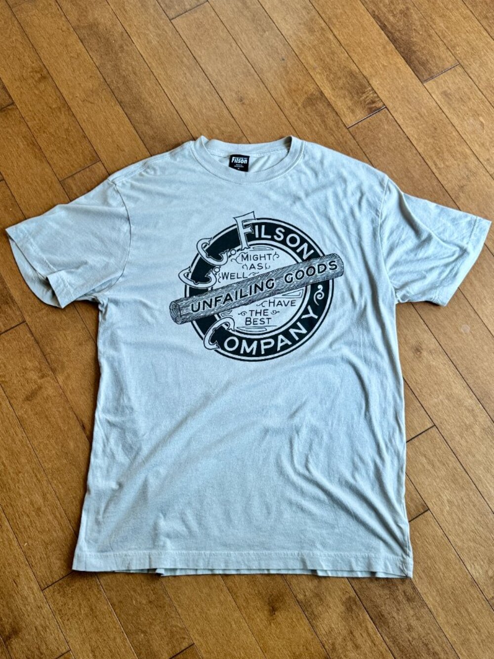 Filson Men's Light Brown Graphic Short Sleeve Tee